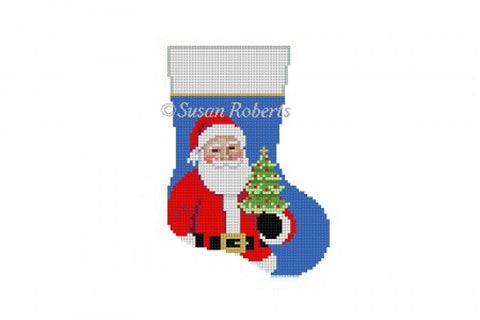 Tree Santa Mini Sock