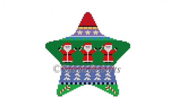 Star Stripe Santa