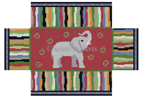Elephant Brickcover with Stripes