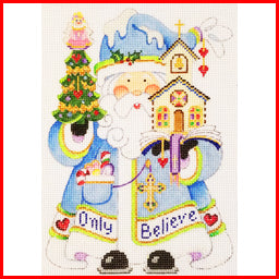 Squatty Santa with Church