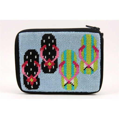 Flip Flop Stitch and Zip Coin Purse