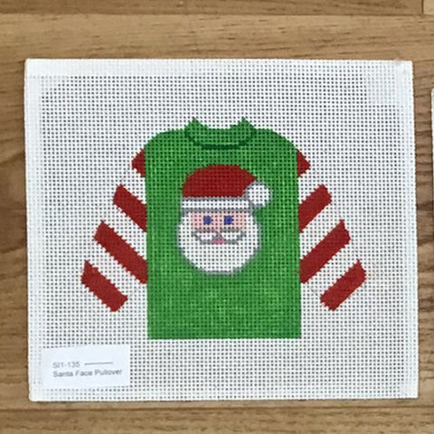 Santa Face Pullover