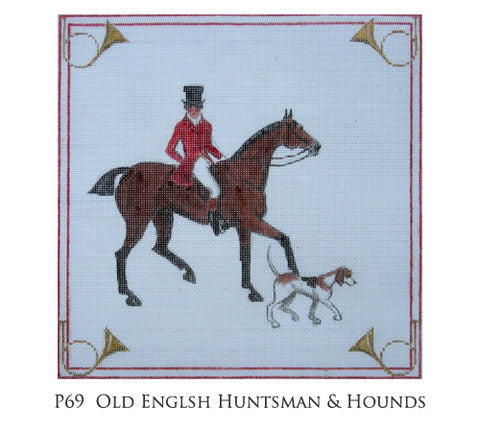 Old English Huntsman Pillow