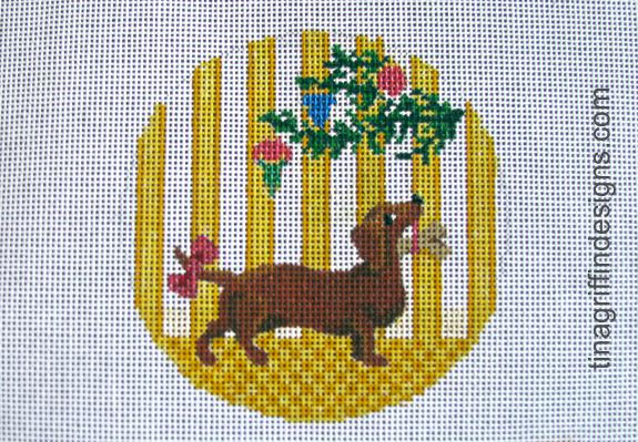 Dachshund “Oscar” Dog Round