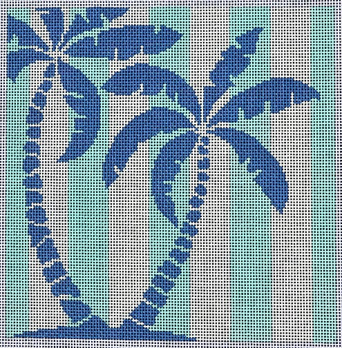 Palm Tree on Aqua