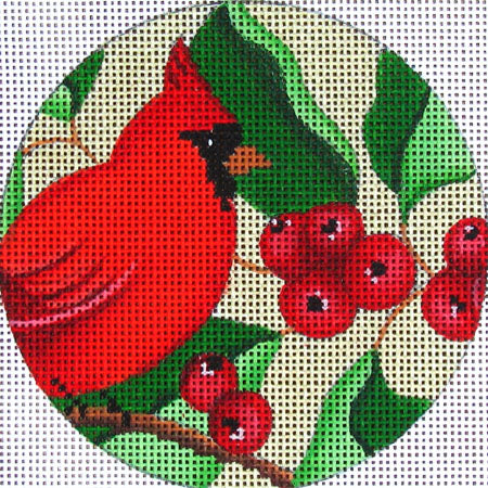 Cardinal Berries Ornament