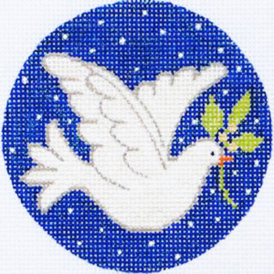 Dove Round Ornament