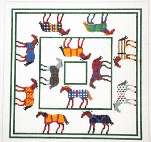 Horse Blankets Pillow