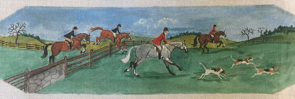 Full Cry Hunt Scene Cummerbund