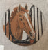 Horse Head in Stall-Right