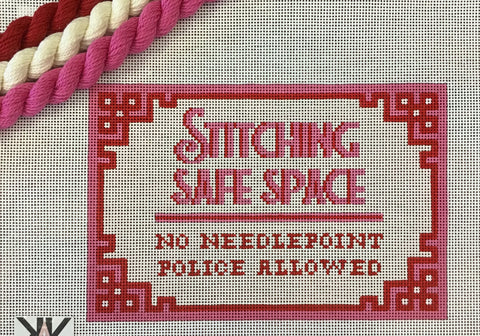 Stitching Safe Space Red/Pink