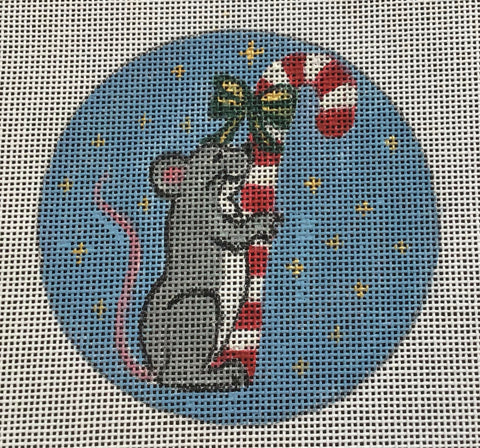 Mouse with Candy Cane