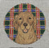 Golden Retriever Plaid Ornament