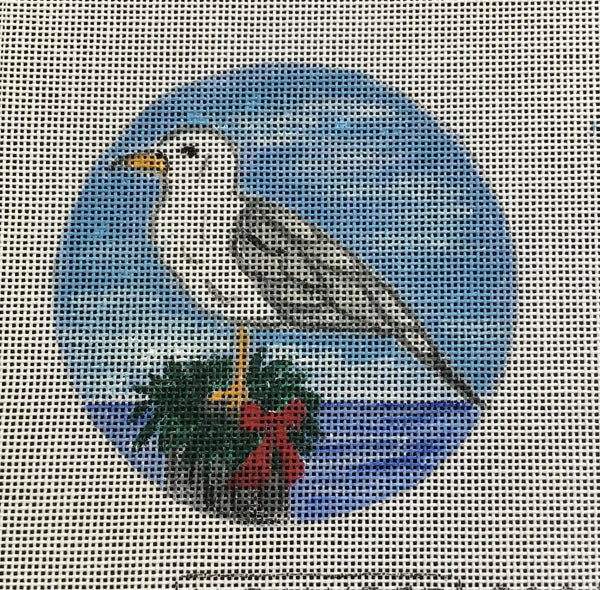 Seagull with Wreath