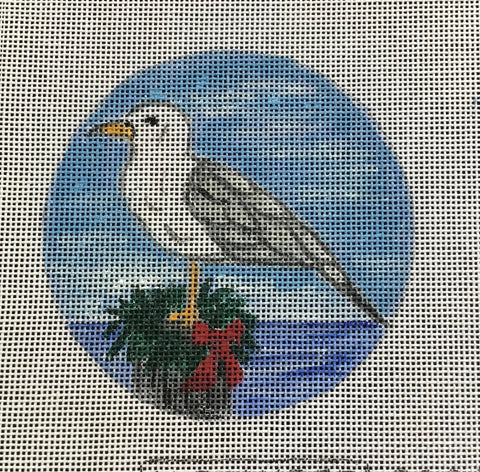 Seagull with Wreath