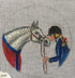 Little Girl Kissing Pony