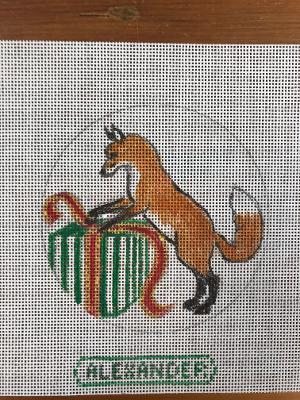 Fox with Present